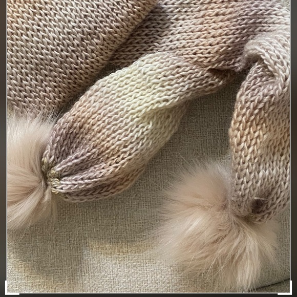 Wool& Viscose unique knitted beanie NEW🧶🆒 - Picture 6 of 7